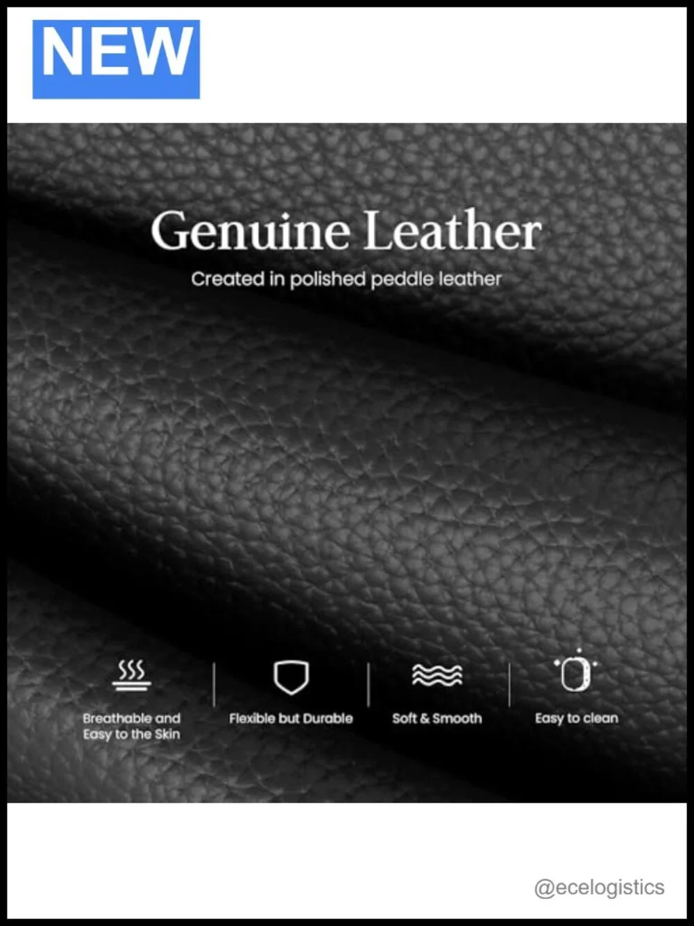 Genuine Leather Pebbled Bucket Bag for Women, Soft Shoulder Bag with Pockets